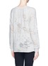 Back View - Click To Enlarge - IRO - Distressed French terry sweatshirt