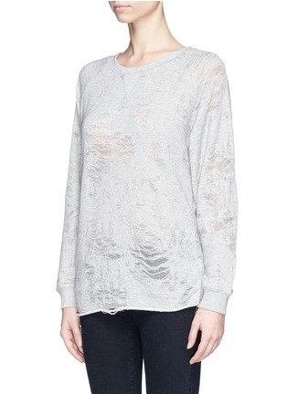 Front View - Click To Enlarge - IRO - Distressed French terry sweatshirt