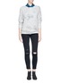 Figure View - Click To Enlarge - IRO - Distressed French terry sweatshirt