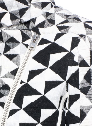 Detail View - Click To Enlarge - IRO - 'Tavia' textured triangle woven jacket