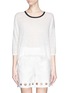 Main View - Click To Enlarge - IRO - 'Younes' contrast linen-blend sweater