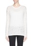 Main View - Click To Enlarge - IRO - 'Marvina' distressed linen sweater