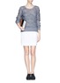 Figure View - Click To Enlarge - IRO - 'Faolan' bonded jersey skirt