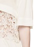 Detail View - Click To Enlarge - IRO - 'Daifik' floral guipure lace T-shirt