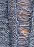 Detail View - Click To Enlarge - IRO - 'Yana' contrast sleeve open knit sweater