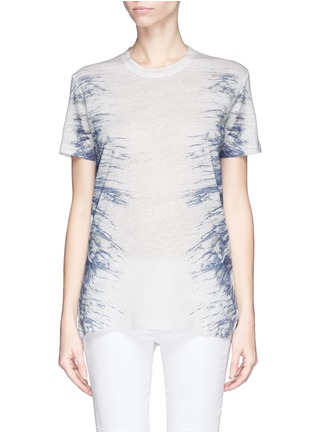 Main View - Click To Enlarge - IRO - 'Gella' tie dye print linen T-shirt