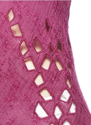 Detail View - Click To Enlarge - IRO - 'Dolly' racer back gauze tank top