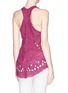 Back View - Click To Enlarge - IRO - 'Dolly' racer back gauze tank top
