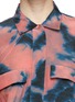 Detail View - Click To Enlarge - IRO - Tie dye side ruche shirt dress