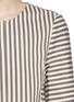 Detail View - Click To Enlarge - TORY BURCH - 'Rene' sailing stripe jacket