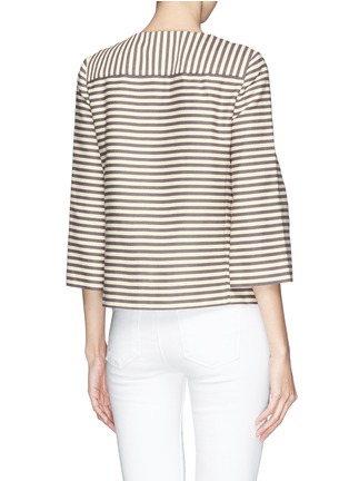 Back View - Click To Enlarge - TORY BURCH - 'Rene' sailing stripe jacket