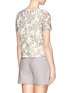 Back View - Click To Enlarge - TORY BURCH - 'Ian' guipure lace blouse