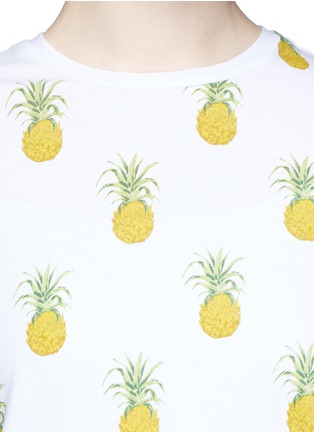 Detail View - Click To Enlarge - TORY BURCH - 'Cathy' pineapple print T-shirt