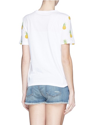 Back View - Click To Enlarge - TORY BURCH - 'Cathy' pineapple print T-shirt