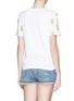 Back View - Click To Enlarge - TORY BURCH - 'Cathy' pineapple print T-shirt