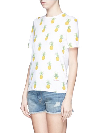 Front View - Click To Enlarge - TORY BURCH - 'Cathy' pineapple print T-shirt