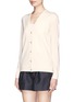 Front View - Click To Enlarge - TORY BURCH - 'Madison' Merino wool-blend cardigan