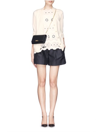 Figure View - Click To Enlarge - TORY BURCH - 'Madison' Merino wool-blend cardigan
