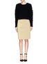Figure View - Click To Enlarge - HELMUT LANG - Chunky bouclé knit cropped pullover 