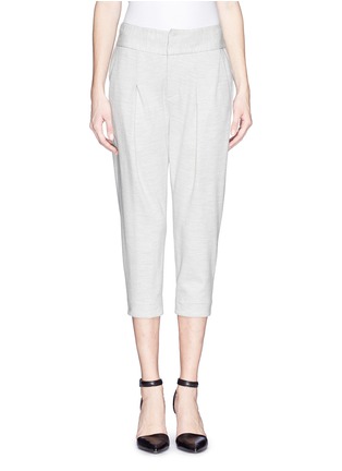 Main View - Click To Enlarge - HELMUT LANG - 'Sonar' pleat slouch wool pants