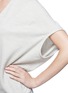 Detail View - Click To Enlarge - HELMUT LANG - 'Sonar' oversize wool jersey sweater dress