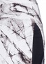 Detail View - Click To Enlarge - HELMUT LANG - 'Terrene' marble print double layer jersey skirt