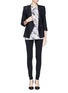 Figure View - Click To Enlarge - HELMUT LANG - 'Terrene' layer jersey top