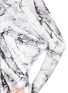 Detail View - Click To Enlarge - HELMUT LANG - 'Terrene' marble print batwing dress
