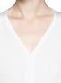 Detail View - Click To Enlarge - HELMUT LANG - Jersey back crepe blouse