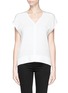 Main View - Click To Enlarge - HELMUT LANG - Jersey back crepe blouse