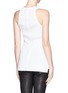 Back View - Click To Enlarge - HELMUT LANG - Crinkle effect ribbed tank top