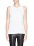 Main View - Click To Enlarge - HELMUT LANG - Crinkle effect ribbed tank top