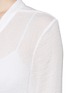 Detail View - Click To Enlarge - HELMUT LANG - Sheer crepe cloqué shirt 