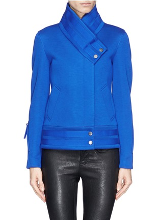 Main View - Click To Enlarge - HELMUT LANG - 'Crossover blouson' scuba jersey jacket