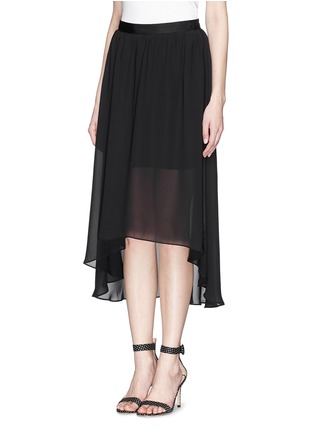 Front View - Click To Enlarge - ALICE & OLIVIA - Semi sheer crepe skirt