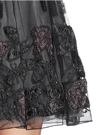 Detail View - Click To Enlarge - ALICE & OLIVIA - 'Pia' butterfly sequin pouf skirt