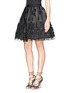 Front View - Click To Enlarge - ALICE & OLIVIA - 'Pia' butterfly sequin pouf skirt