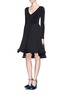Figure View - Click To Enlarge - ALICE & OLIVIA - 'Tulsi' flounce dress