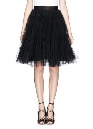 Main View - Click To Enlarge - ALICE & OLIVIA - 'Darcy' tiered tulle skirt