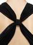 Detail View - Click To Enlarge - ALICE & OLIVIA - 'Hiloti' open crisscross back crepe jumpsuit