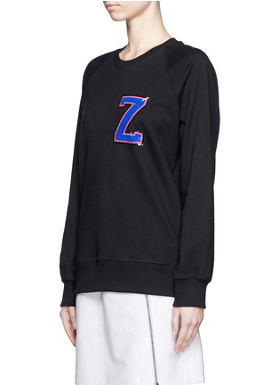 Front View - Click To Enlarge - MARKUS LUPFER - College letter sequin sweatshirt