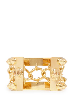Main View - Click To Enlarge - ALEXANDER MCQUEEN - Chain studs cuff