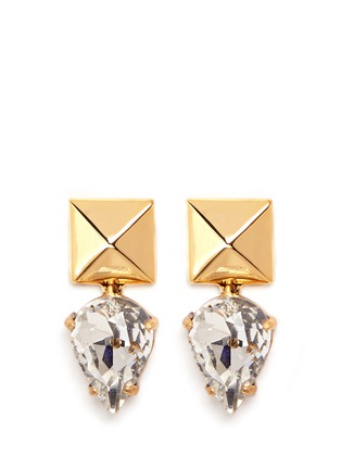Main View - Click To Enlarge - J.CREW - Stud and crystal earrings