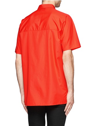 Back View - Click To Enlarge - 3.1 PHILLIP LIM - Short sleeve cotton shirt