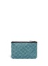Back View - Click To Enlarge - PIERRE HARDY - 'Perspective Cube' print canvas zip pouch