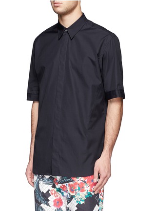 Front View - Click To Enlarge - 3.1 PHILLIP LIM - Short sleeve cotton shirt
