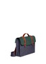 Detail View - Click To Enlarge - SEVENTY EIGHT PERCENT - Dimitri medium leather denim satchel