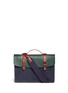 Main View - Click To Enlarge - SEVENTY EIGHT PERCENT - Dimitri medium leather denim satchel
