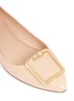 Detail View - Click To Enlarge - TORY BURCH - 'Grayson' buckle patent leather flats