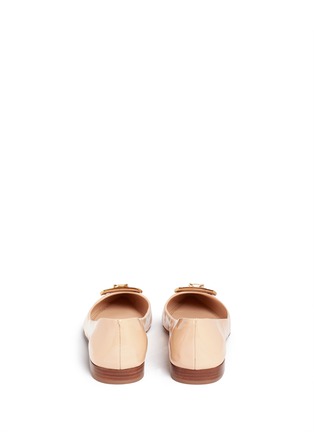 Back View - Click To Enlarge - TORY BURCH - 'Grayson' buckle patent leather flats